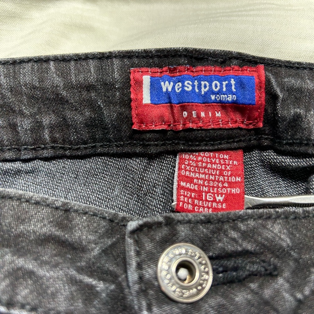 Westport Woman Charcoal Denim Pants